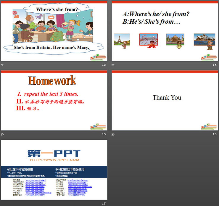 《Where\s she from?》Countries PPT