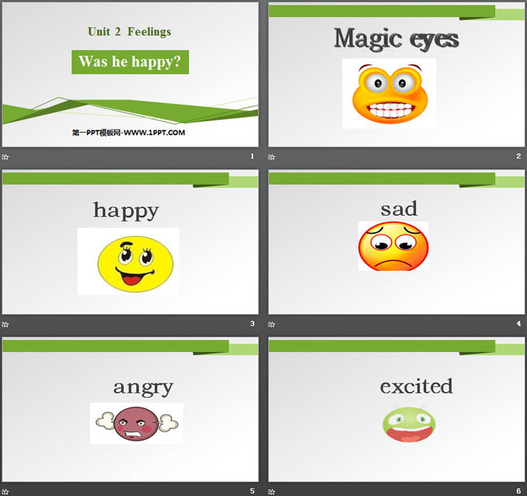 《Was he happy?》Feelings PPT