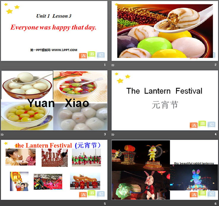 《Everyone was happy that day》Winter Holidays PPT课件