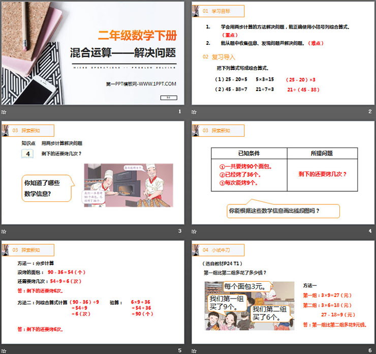《混合运算——解决问题》PPT课件下载