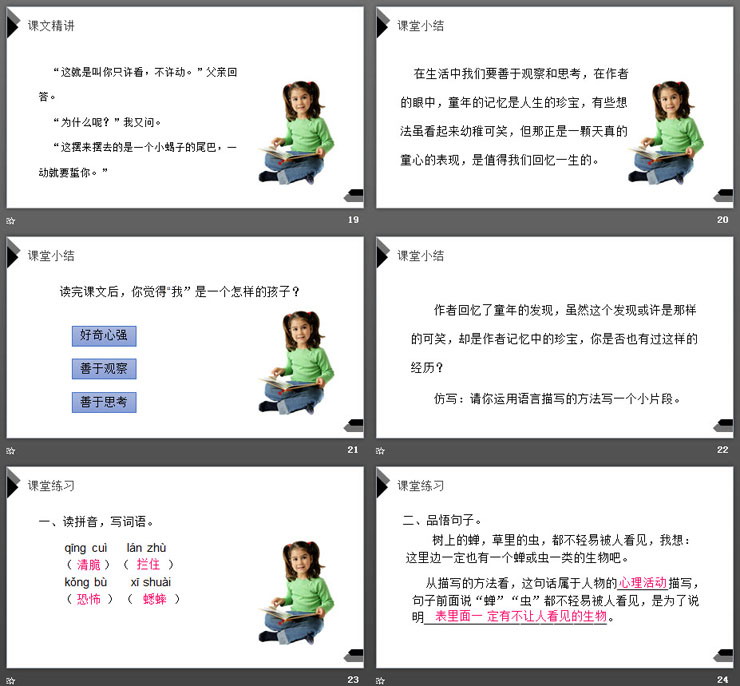 《表里的生物》PPT课件下载