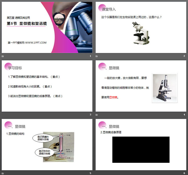 《显微镜和望远镜》PPT课件下载