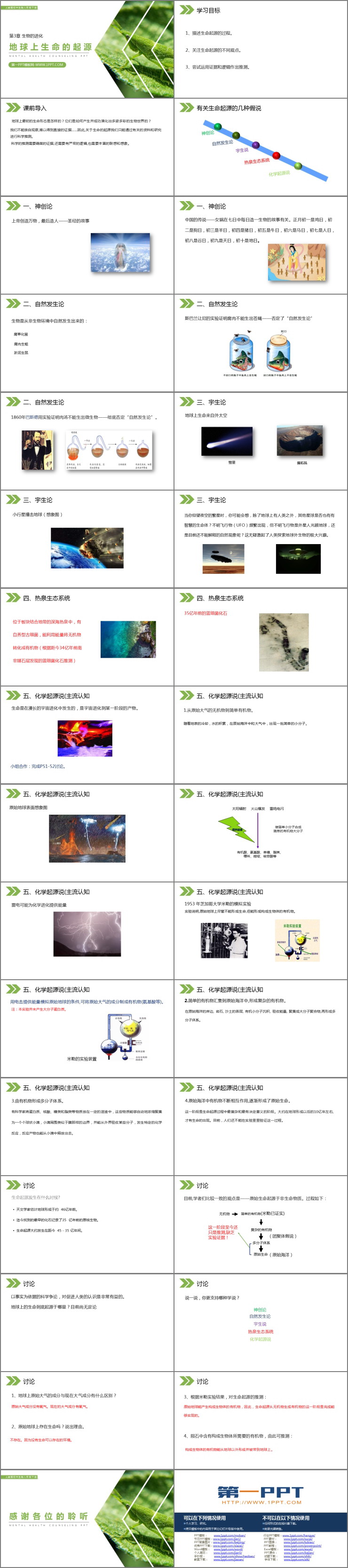 《地球上生命的起源》PPT精品课件