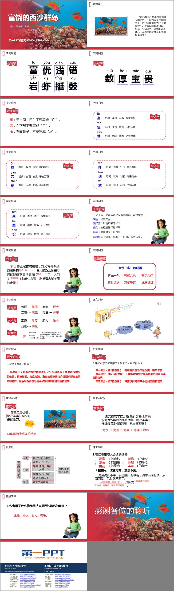 《富饶的西沙群岛》PPT精品课件
