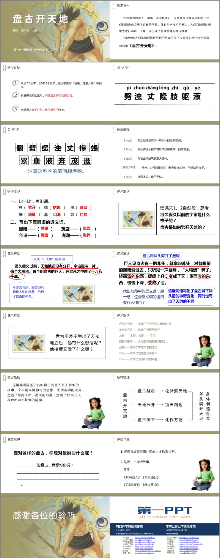 《盘古开天地》PPT精品课件