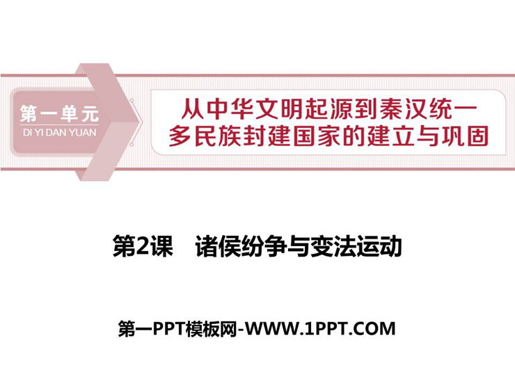 《诸侯纷争与变法运动》PPT免费下载