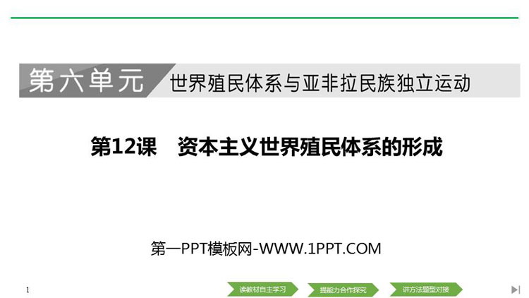 《资本主义世界殖民体系的形成》PPT课件下载