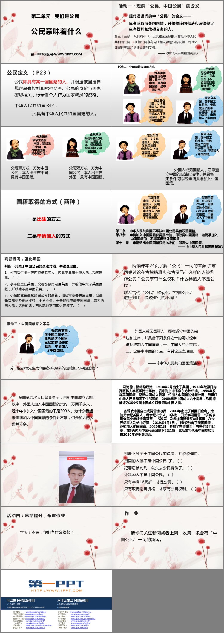 《公民意味着什么》PPT课件