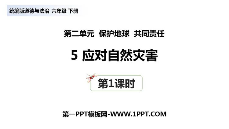 《应对自然灾害》PPT课件(第1课时)