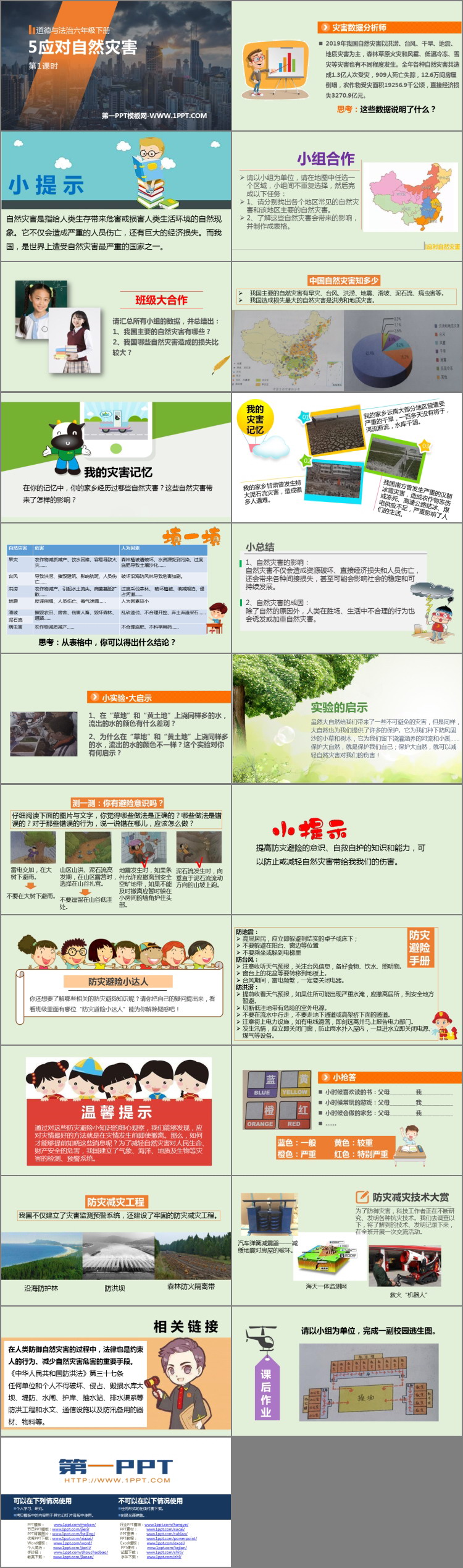 《应对自然灾害》PPT下载(第1课时)
