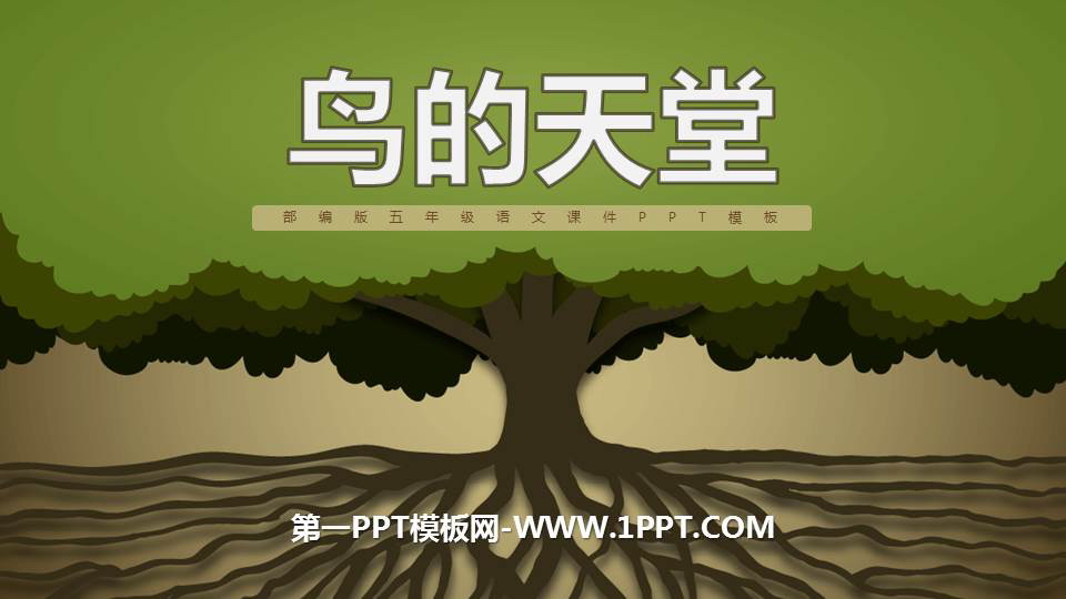 《鸟的天堂》PPT优质课件下载