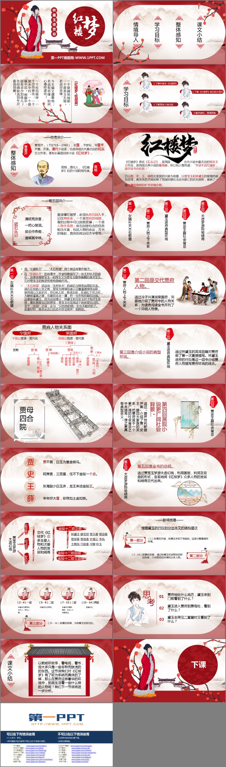 《林黛玉进贾府》PPT课文课件