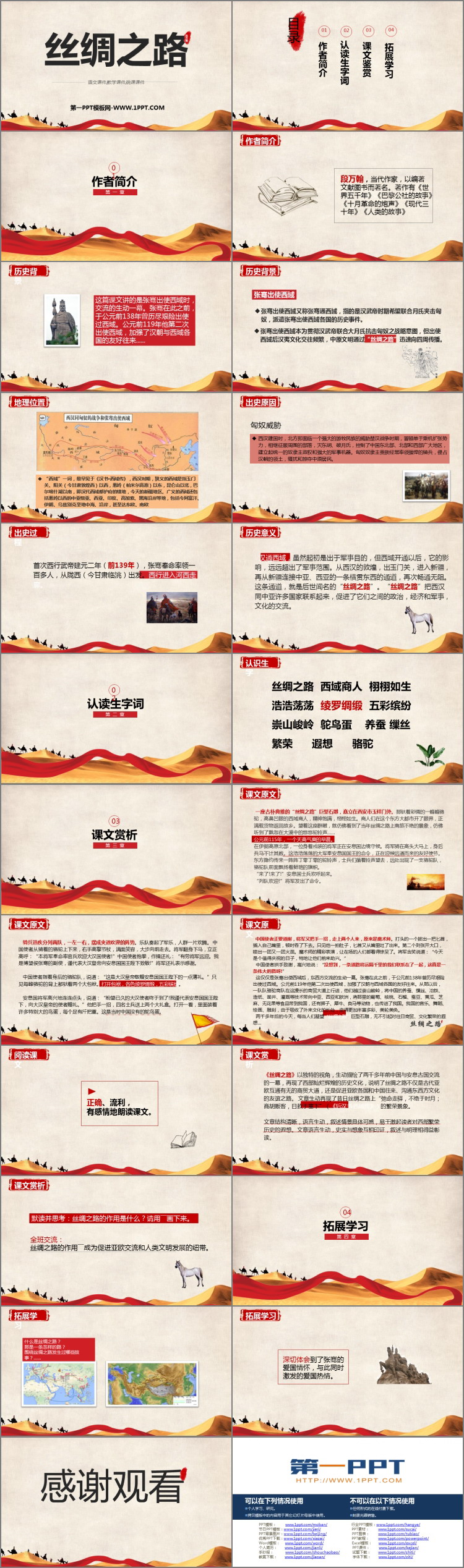 《丝绸之路》PPT教学课件