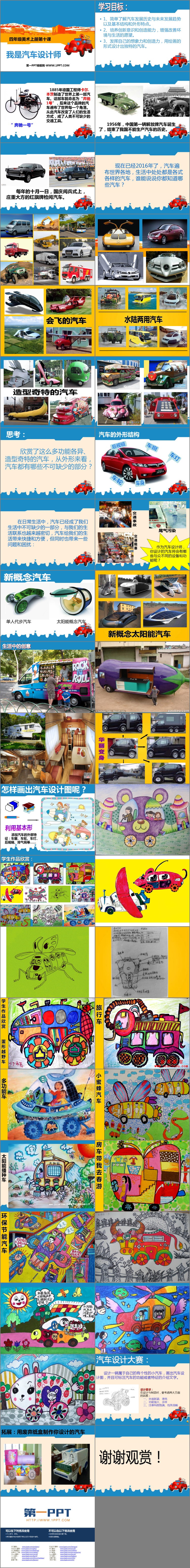 《我是汽车设计师》PPT教学课件