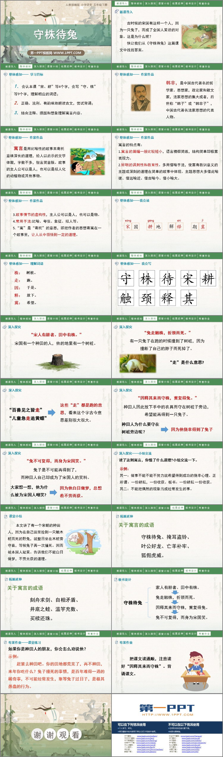 《守株待兔》PPT精品课件
