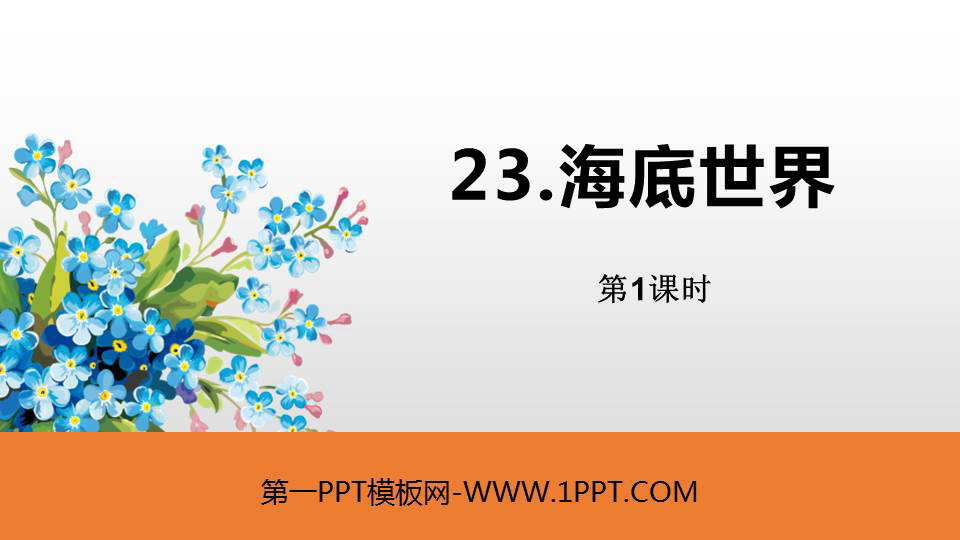 《海底世界》PPT课件(第一课时)