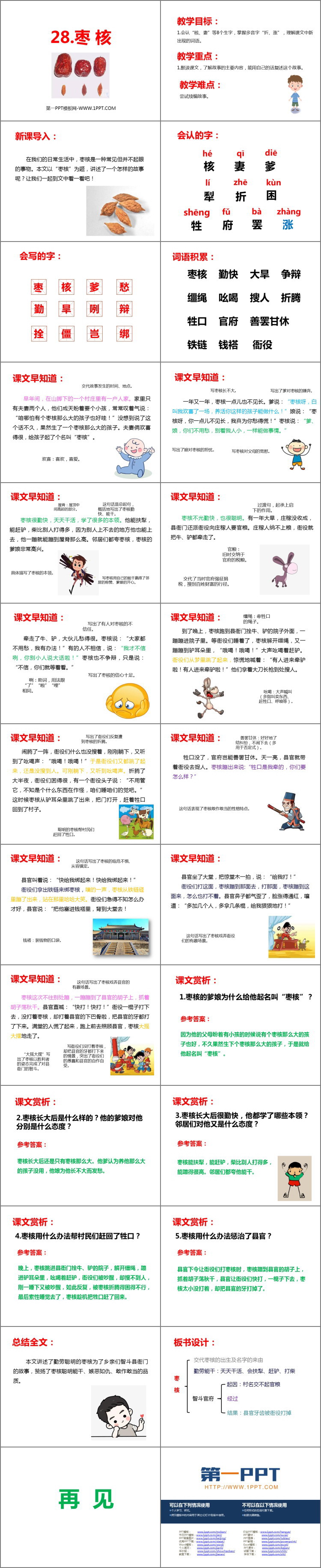 《枣核》PPT优秀课件