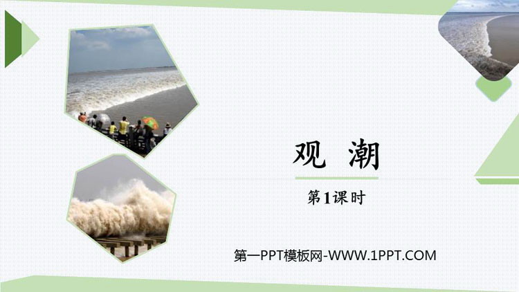 《观潮》PPT下载(第1课时)