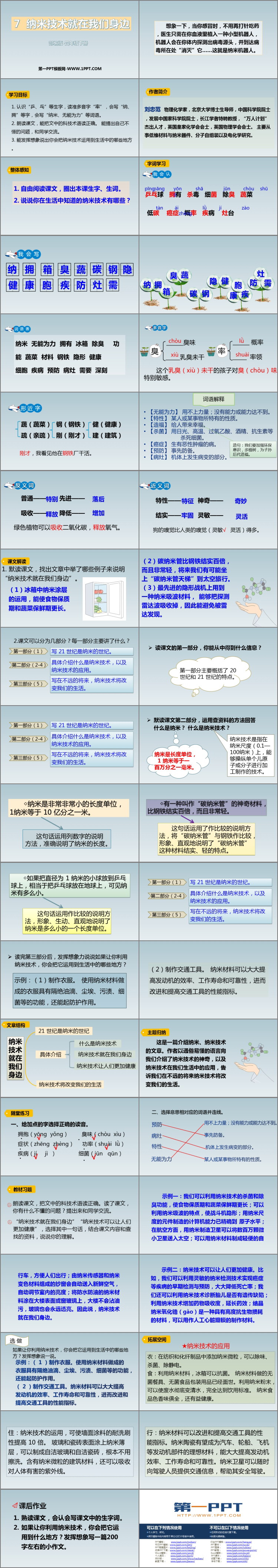 《纳米技术就在我们身边》PPT优秀课件