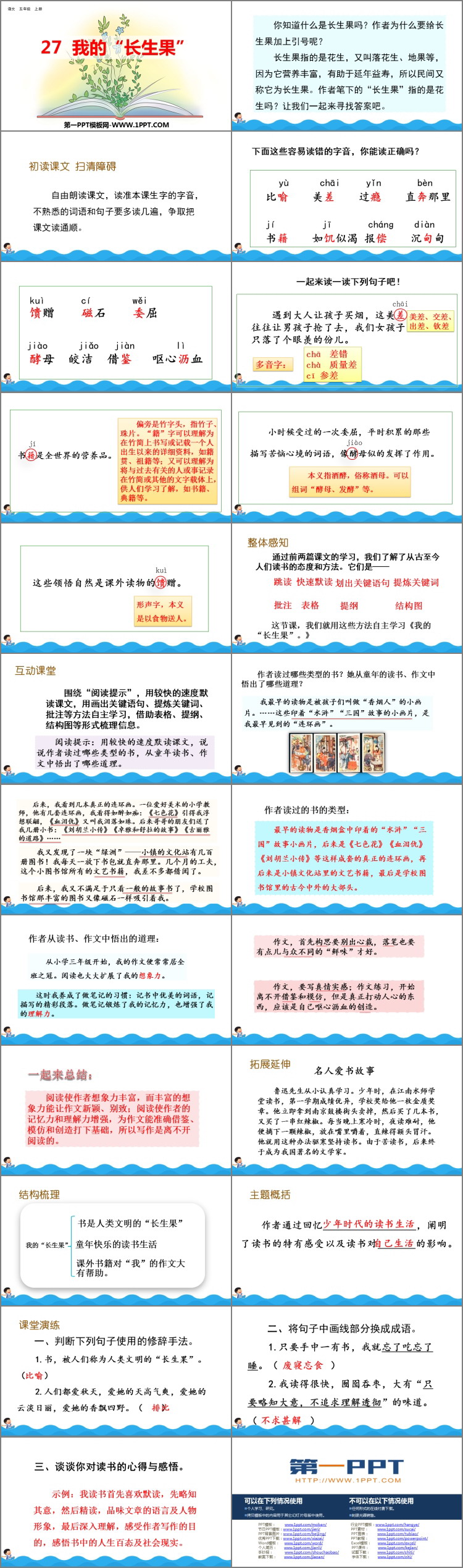 《我的“长生果”》PPT优质课件