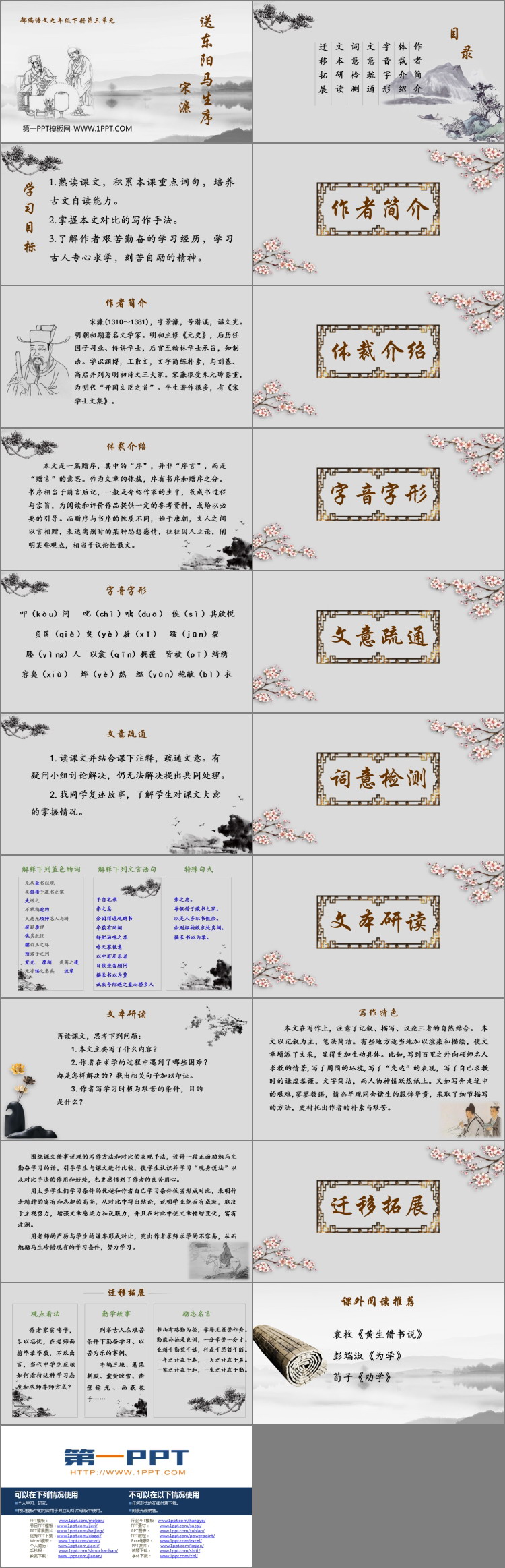 《送东阳马生序》PPT精品课件