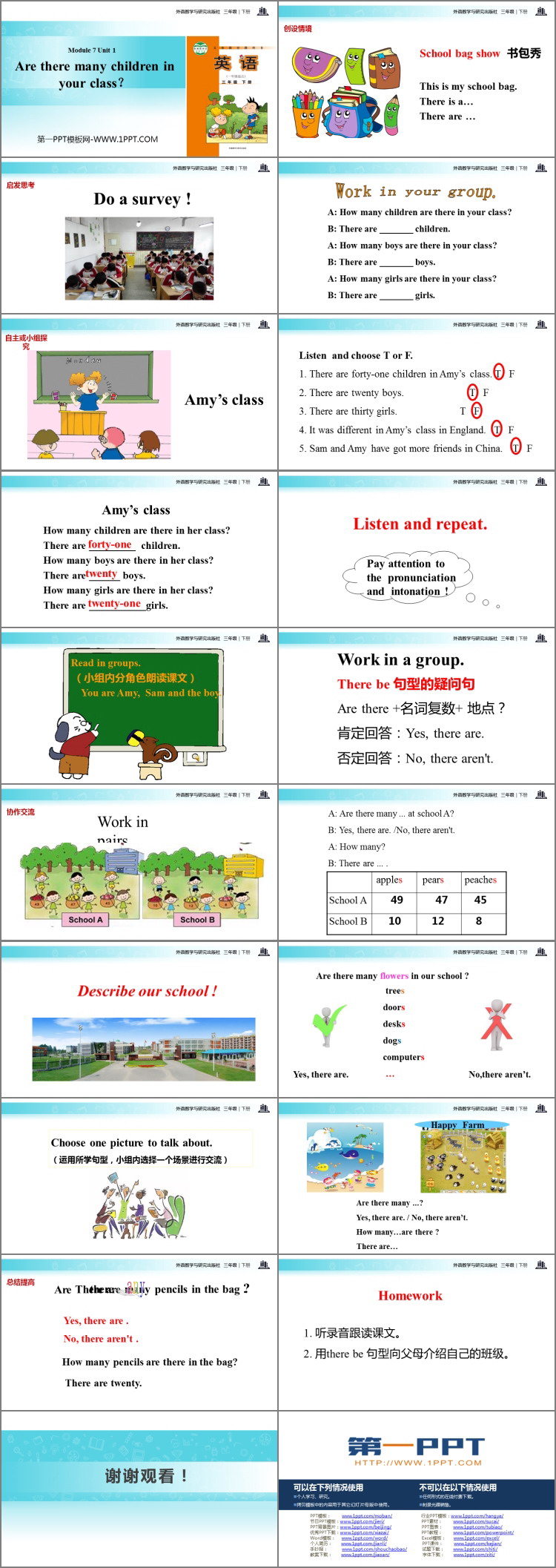 《Are there many children in your class?》PPT教学课件