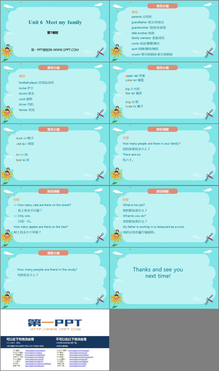 《Meet my family!》PPT课件(第7课时)