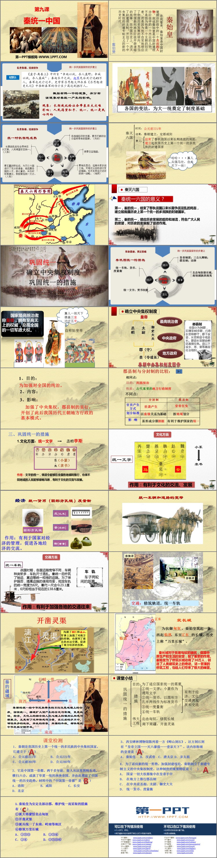 《秦统一中国》PPT精品课件