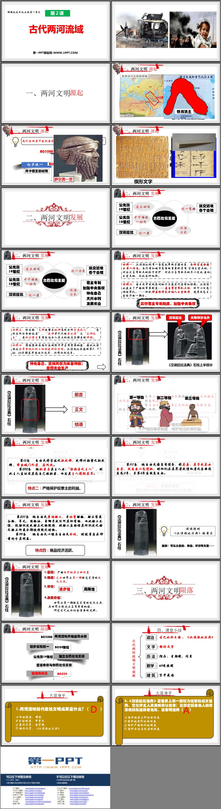 《古代两河流域》PPT教学课件