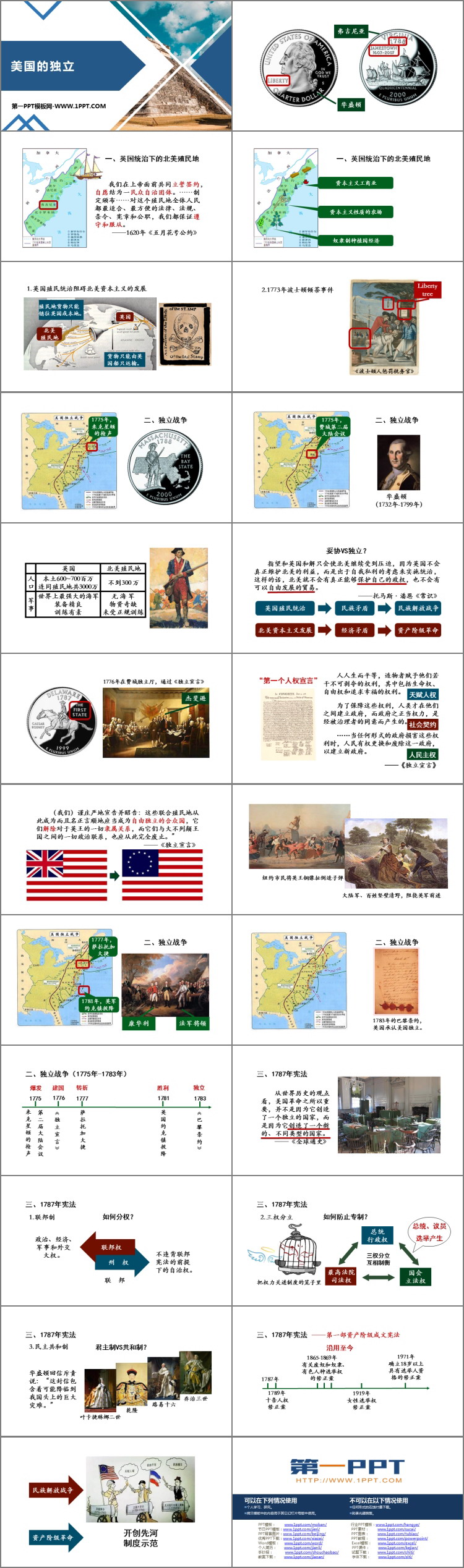 《美国的独立》PPT精品课件