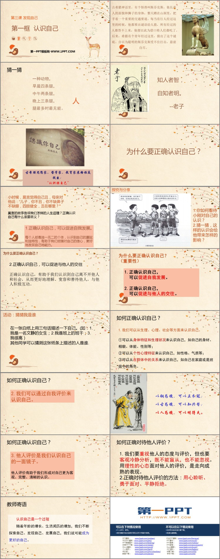 《认识自己》PPT优质课件