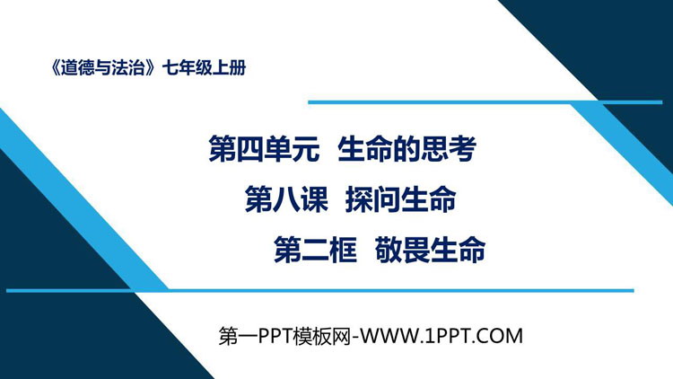 《敬畏生命》PPT优质课件