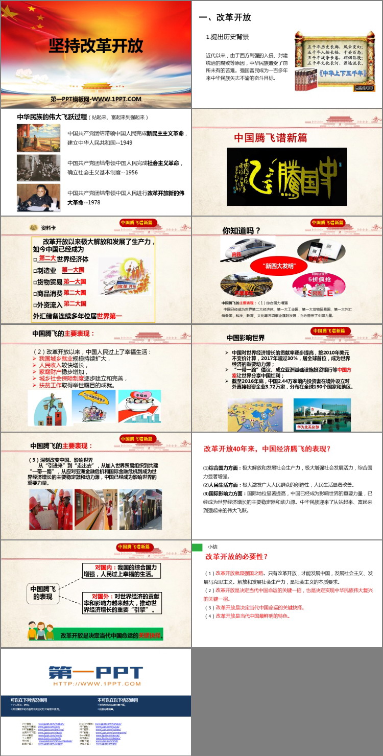 《坚持改革开放》PPT优质课件