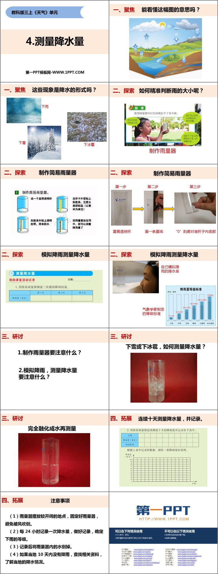 《测量降水量》PPT课件