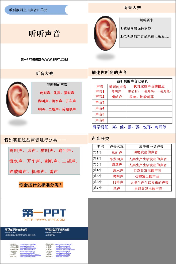 《听听声音》PPT课件