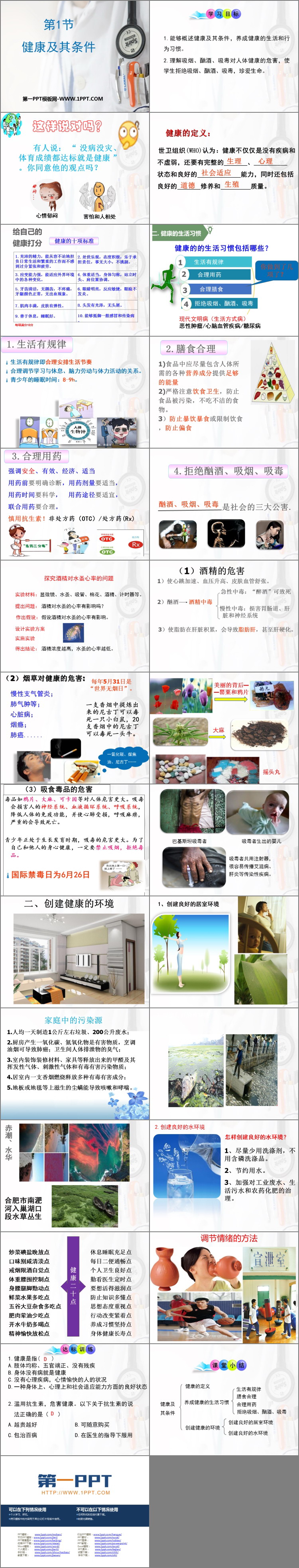 《健康及其条件》PPT优秀课件