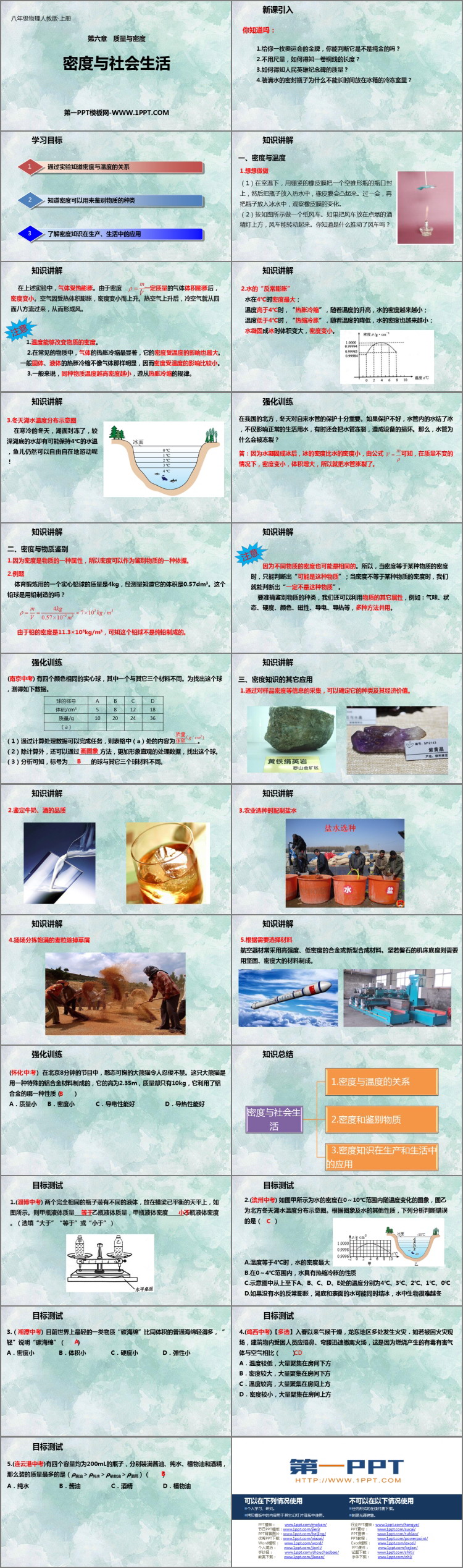 《密度与社会生活》质量与密度PPT优秀课件