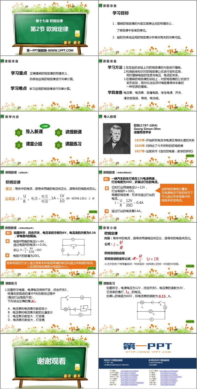 《欧姆定律》欧姆定律PPT优秀课件