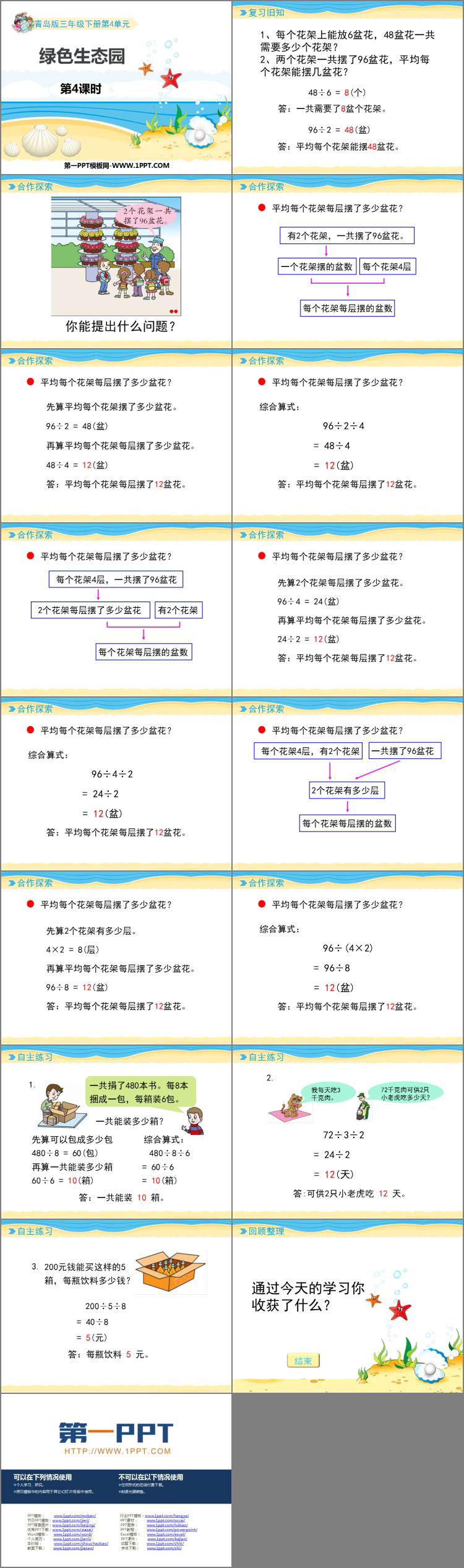 《绿色生态园》PPT课件下载(第4课时)