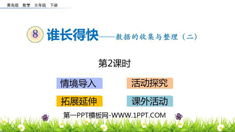 《谁长得快》PPT教学课件(第2课时)