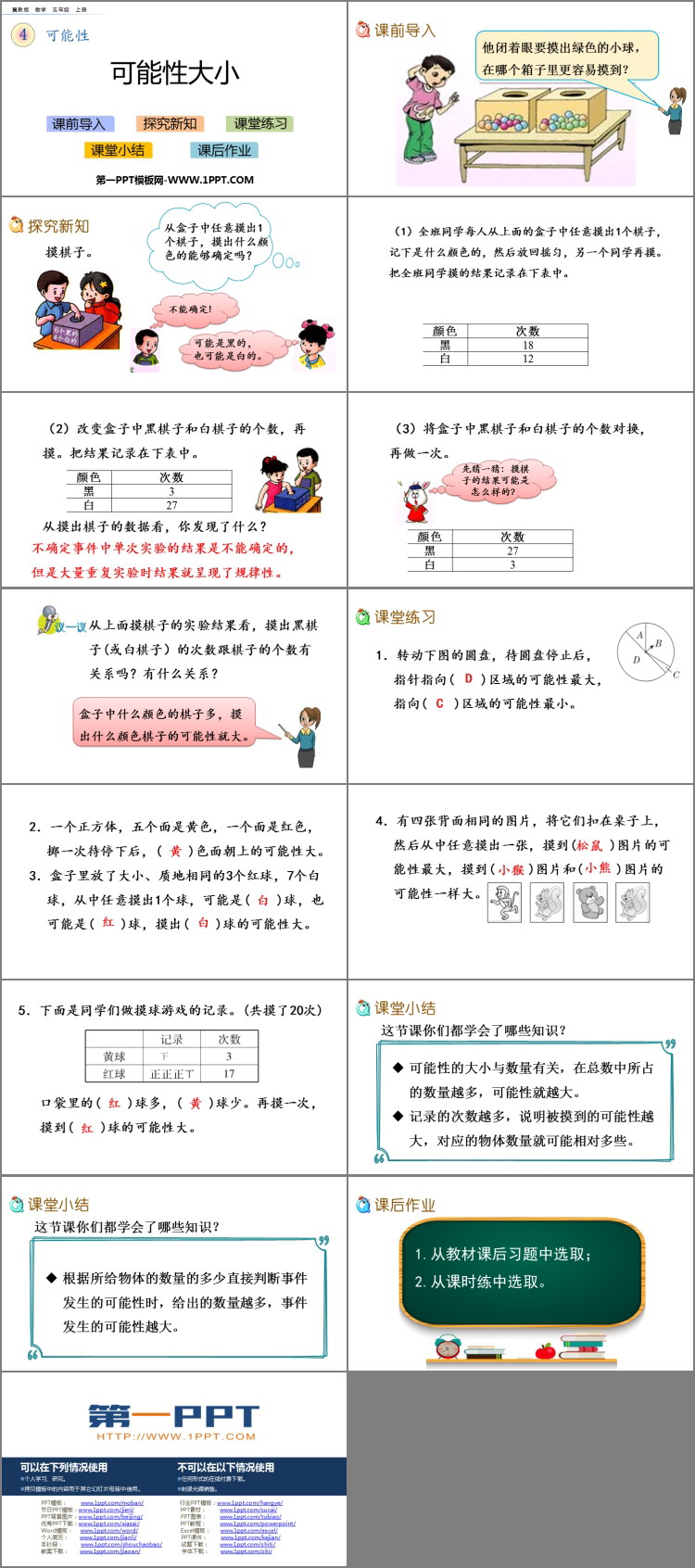 《可能性大小》可能性PPT下载