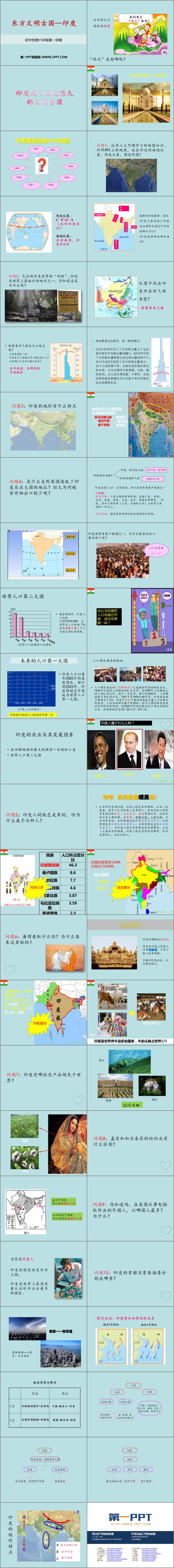 《东方文明古国——印度》PPT下载