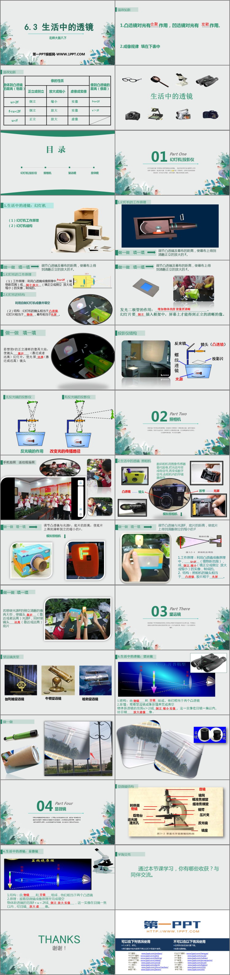 《生活中的透镜》常见的光学仪器PPT下载