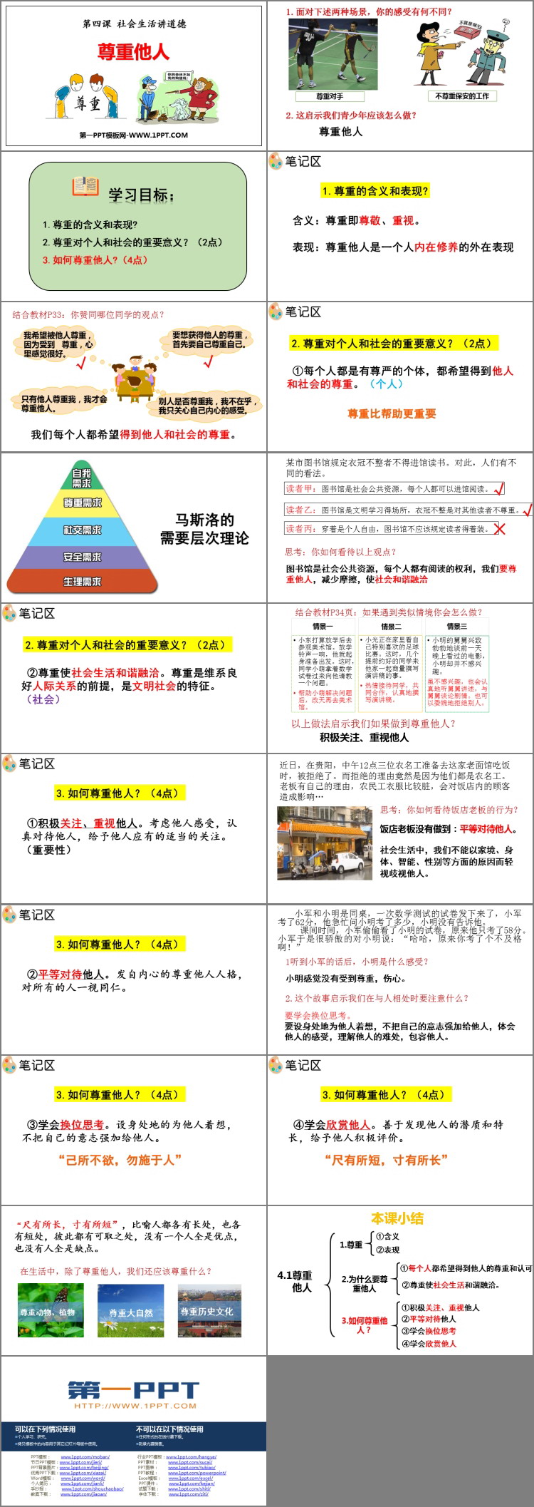 《尊重他人》PPT优秀课件