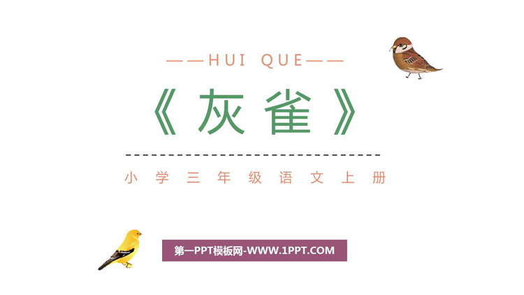 《灰雀》PPT优秀课件下载