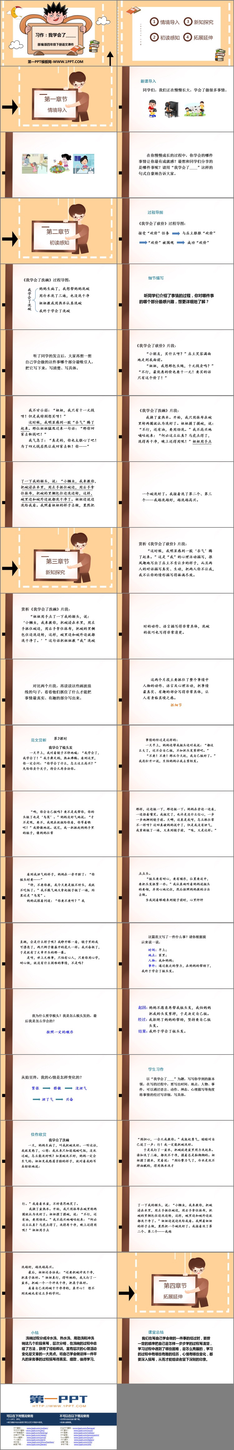 《我学会了》PPT教学课件下载