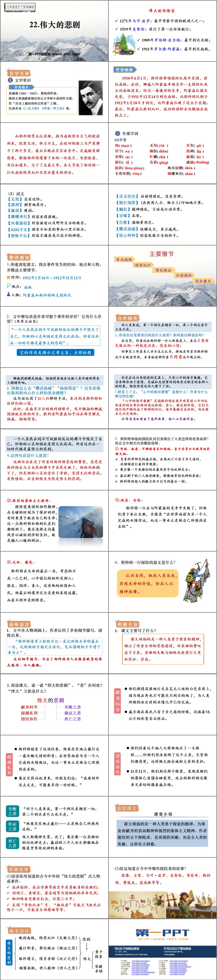 《伟大的悲剧》PPT精品课件下载