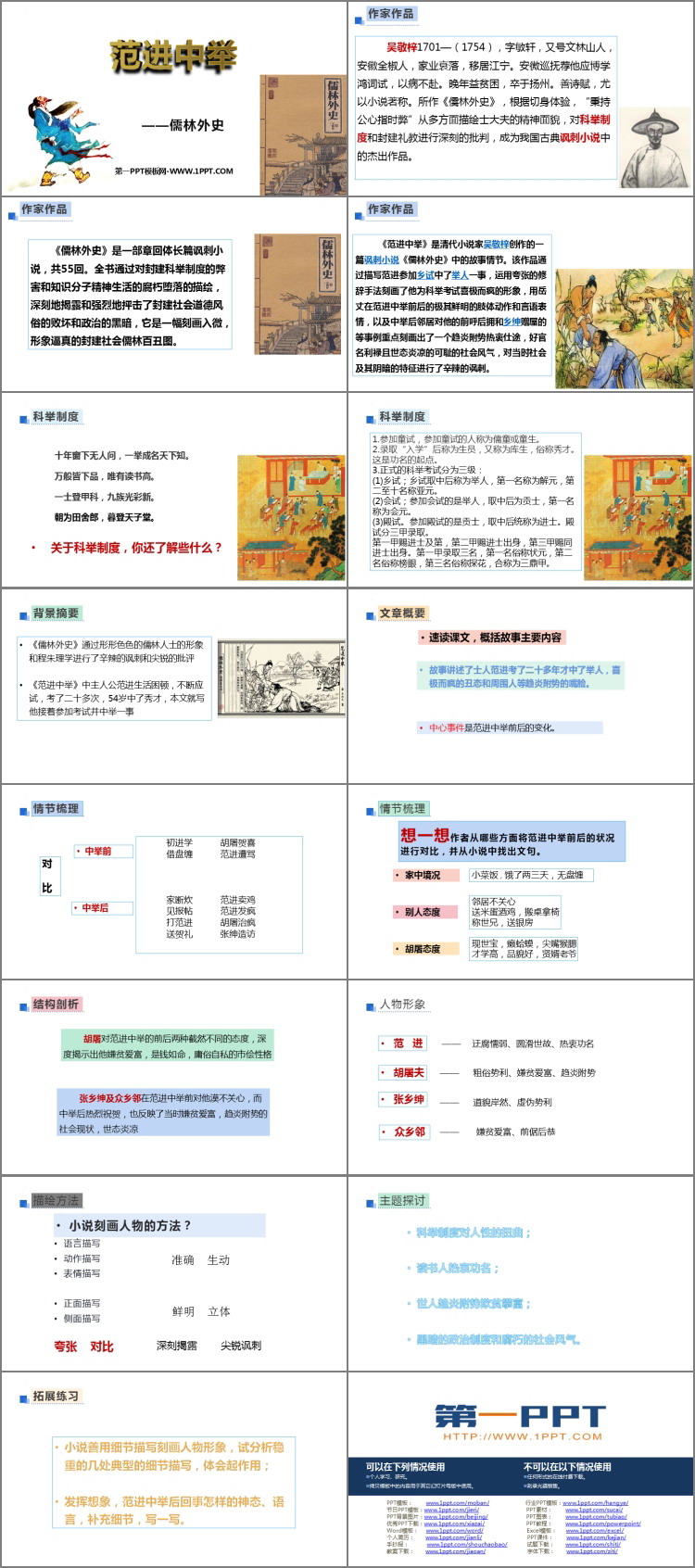 《范进中举》PPT精品教学课件