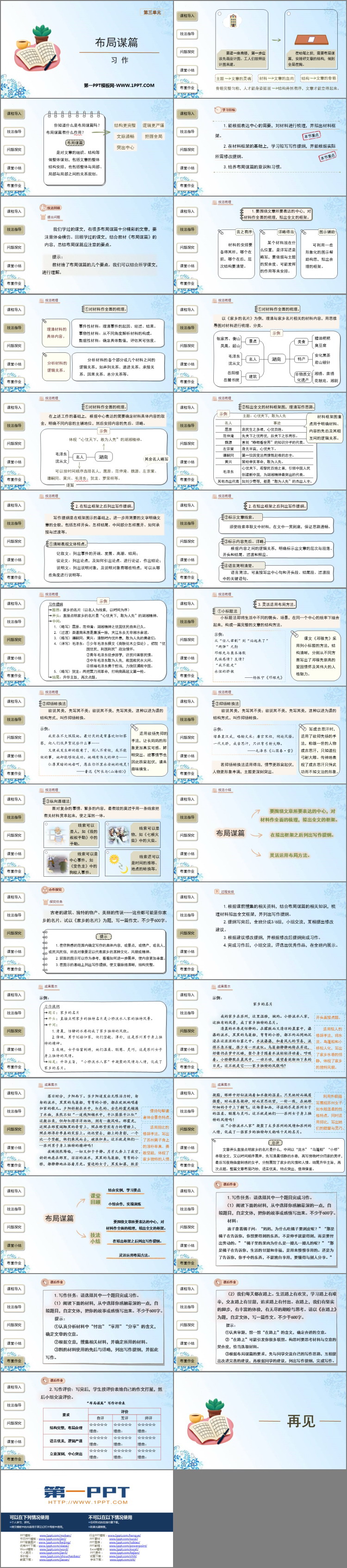 《布局谋篇》PPT教学课件