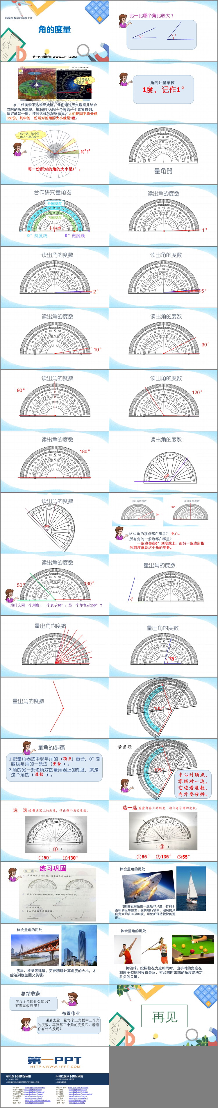 《角的度量》PPT优秀课件